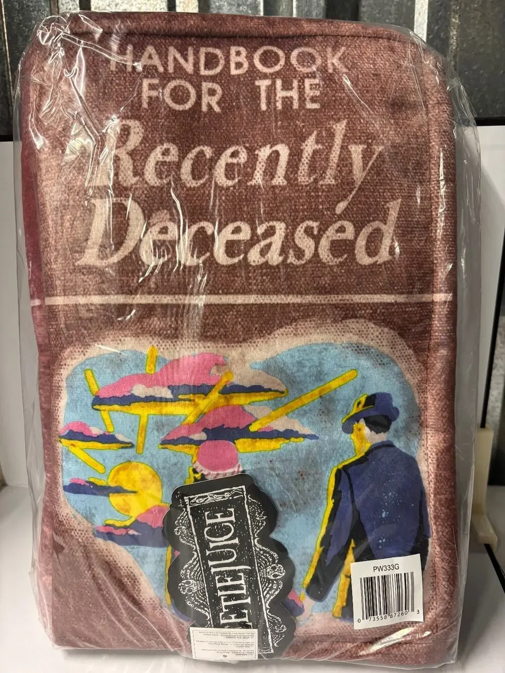Beetlejuice Handbook for the Recently Deceased Pillow Book Franco NWT Sealed